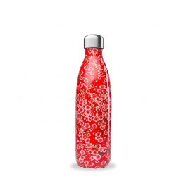 Botella Isotermica Acero Inox. Flores rojo 500ml Botella Isotermica Acero Inox. Flores rojo 500ml