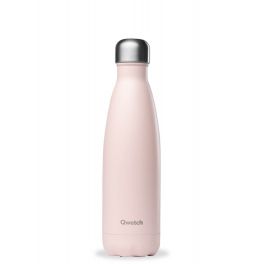 Botella Isotermica Acero Inox. PASTEL ROSA 500ml QWETCH Botella Isotermica Acero Inox. PASTEL ROSA 500ml QWETCH