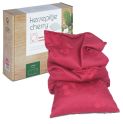 JUMBO Cojin grande Termico 26x55 cm huesos cereza