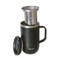 Taza Isotérmica 470 c/filtro- tapa BEIS Inox QWETC