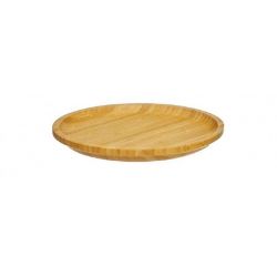 Plato 20 cm de madera maciza de Bambu - PANDOO