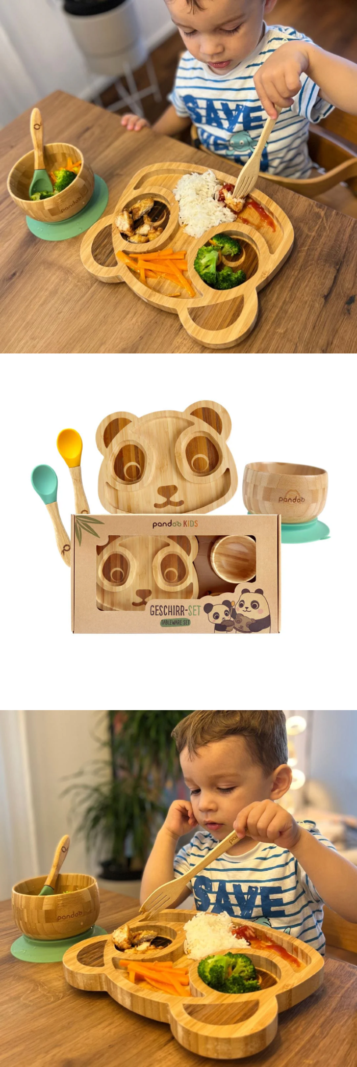 Bandeja Infantil de Bambu